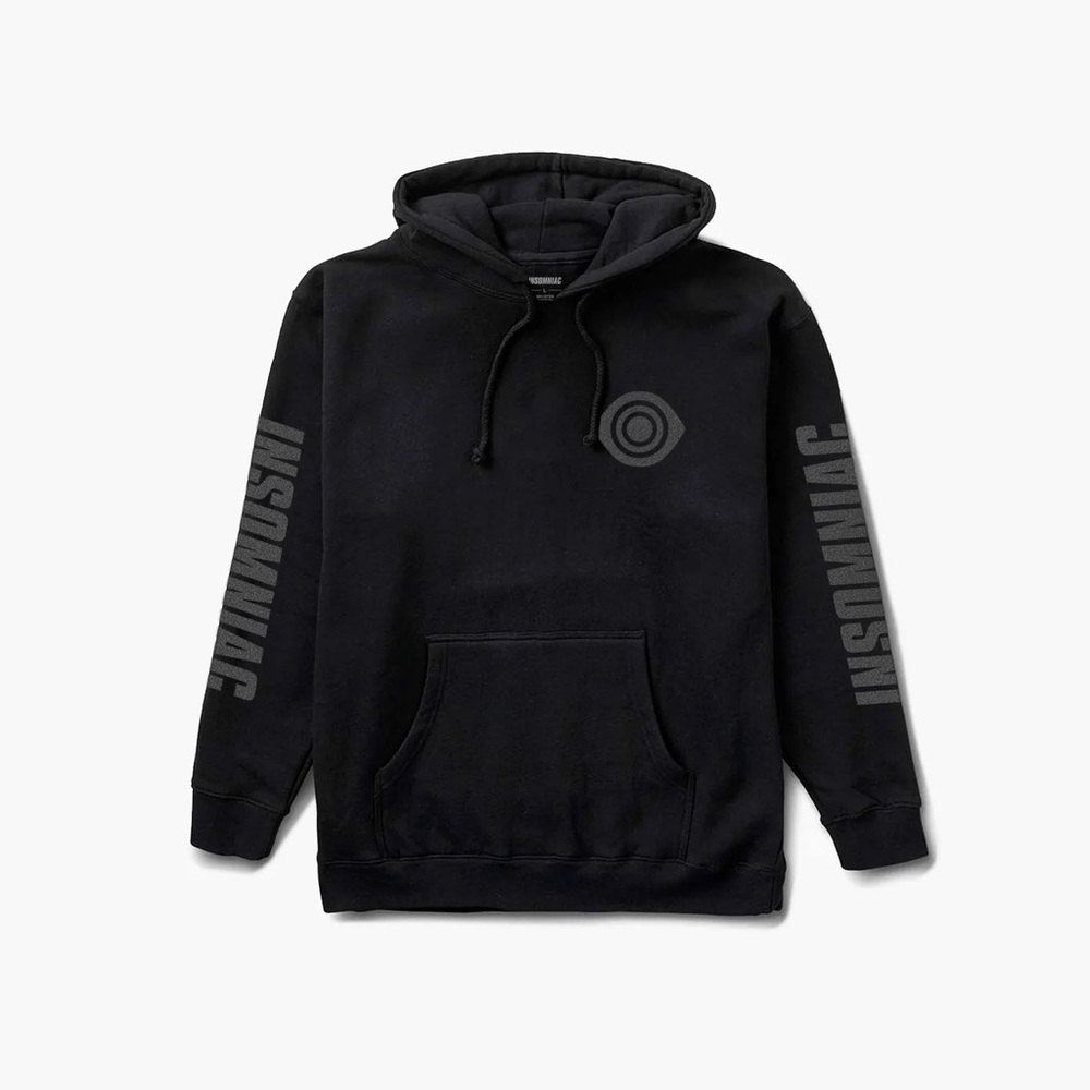 Insomniac Reflective Eye Black Hoodie